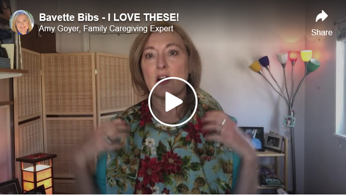 WOW! Caregiving Expert Amy Goyer Loves BAVETTE Adult Bibs